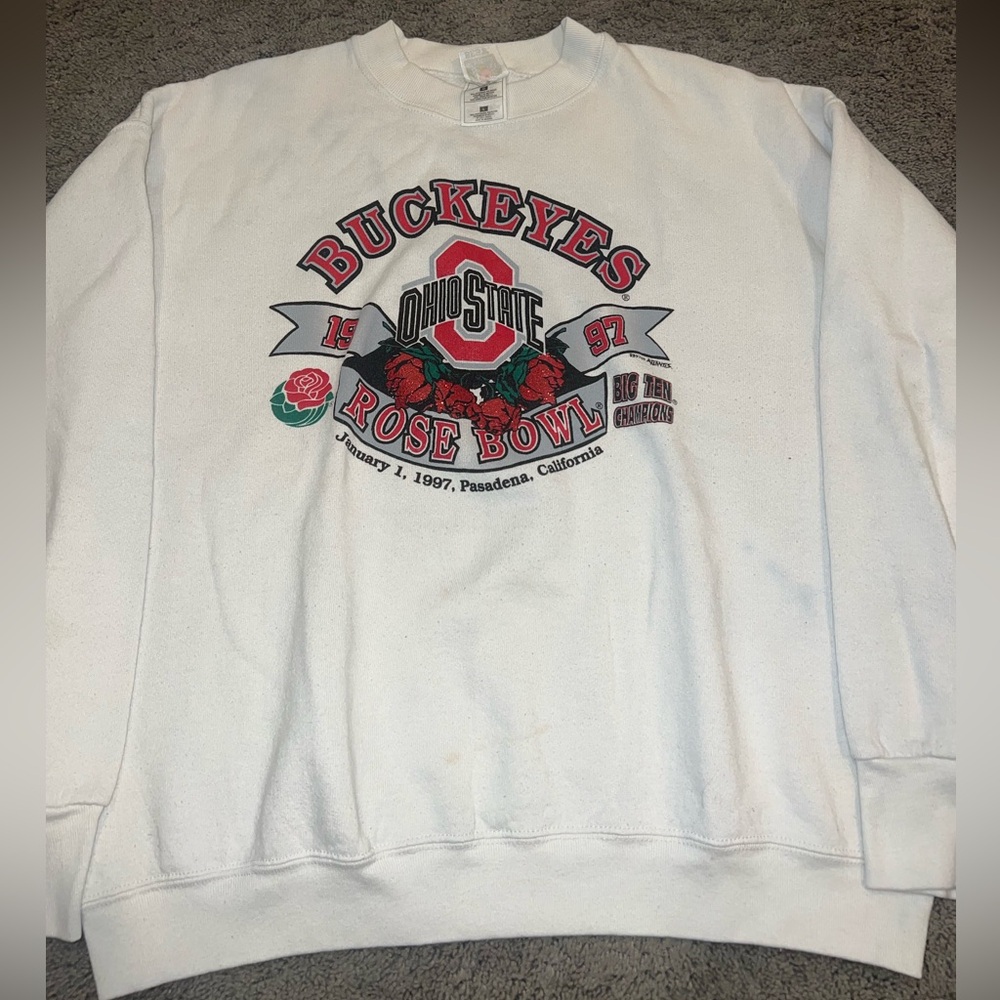 Vintage Ohio State Buckeyes Rose Bowl Sweatshirt (1997)